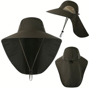Sombrero de Pescador Transpirable con Protección UV, de Nailon de Secado Rápido, para Verano - Product Image 4