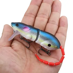 Señuelo de Pesca de Rata de Superficie de 15.5g, Señuelo de Rata Multisección, Señuelo Artificial, Crankbait de Rata, Wobbler, Pesca, Señuelos <span class=keywords><strong>para</strong></span> Lubina - Product Image 2
