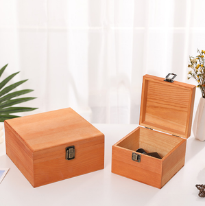 Customized Handcrafted Wood Gift Boxes Wooden Gift Box Memory Box For Keepsakes