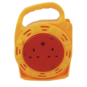 <span class=keywords><strong>Style</strong></span> français à 2 broches rondes cordon d'alimentation d'extension enrouleur de câble - Product Image 5