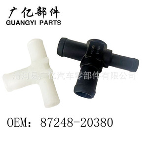 Conector de plástico de repuesto para manguera de refrigerante Guangyi Parts 87248-20380 para Toyota - Product Image 4