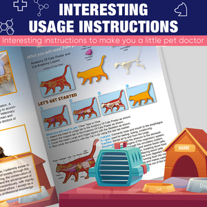 Ensemble vétérinaire de jeu scientifique avec chiot Examiner et traiter Ensemble vétérinaire de jeu Ensemble de 6 pièces comprenant un <span class=keywords><strong>kit</strong></span> vétérinaire pour chiot patient <span class=keywords><strong>Jouet</strong></span> scientifique - Product Image 5