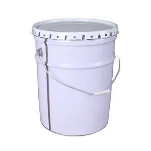 Thùng Kim Loại 30L Giảm Dần, Thùng Thiếc 30 Lít, Thùng Thiếc Sơn Kim Loại 30KG Với Nắp Đậy Cho Hóa Chất