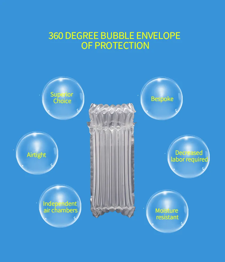 Inflatable Chất Lượng Cao Inflatable Nhựa Air Cột Túi Bọc CuộN Đóng Gói Cho Hộp Mực