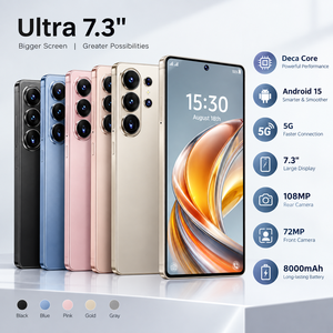 โทรศัพท์ Ultra Android S26 Ultra หน้าจอโค้ง AMOLED ขนาด 7.3 นิ้ว กล้องหลัก 108MP แบตเตอรี่ขนาดใหญ่ 7800mAh รองรับ 5G ปลดล็อคแล้ว - Product Image 1