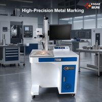 Machine de marquage laser à fibre 20W 30W 50W 100W pour métal, acier inoxydable, aluminium, graveur laser CNC, machine d'impression de logo
