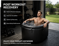 Tragbare Aufblasbare Kaltwasser-Tauchwanne Eisbad-Regenerationsfass für Athleten Fitness-Studio Zuhause Wellness