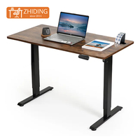 Meubles de maison ajuster jambe factori support bureau intelligent ascenseur bureau cadre noir hauteur réglable ordinateur à la maison bureau de levage