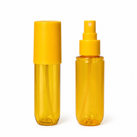Bouteille pulvérisateur PET 90 ml couleur personnalisée, brume fine, emballage cosmétique pour soins de la peau, parfum, rechargeable, portable, bouteille en plastique de voyage