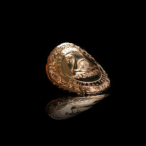 Adesivo per la stampa di etichette metalliche in metallo stampato in alluminio goffrato in oro personalizzato - Product Image 4