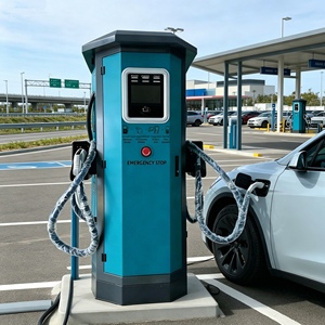 Caricatore EV rapido DC da 180kW, Doppia presa CCS1/CCS2/GBT, Stazione di ricarica EV a pavimento OCPP 1.6 per uso commerciale pubblico - Product Image 5