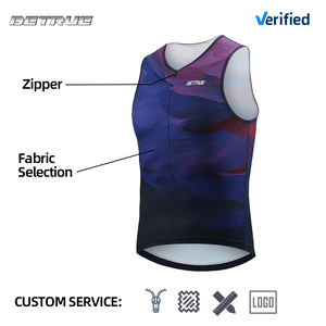 Personnalisé demi fermeture éclair maillot chemise de haute qualité loisirs cycliste à manches courtes vélo cyclisme maillot - Product Image 3