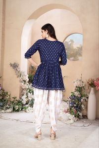 ชุดเดรสลำลองปักลายผ้าเรยอน14K สำหรับโอกาสพิเศษดีไซน์ใหม่ - Product Image 3