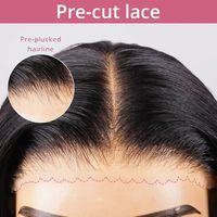 Perruque Lace Front sans colle en cheveux brésiliens abordables, 100% cheveux humains naturels vierges Remy, Perruque Bob courte ondulée naturelle brésilienne colorée