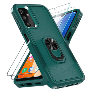 PC + TPU 2-en-1 antichoc, protection contre les chutes, couverture arrière rigide, étui de téléphone avec anneau de support pour <span class=keywords><strong>Samsung</strong></span> Galaxy S21 22 23 Ultra - Product Image 2