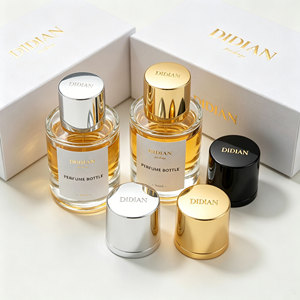 Bouteilles cylindriques givrées personnalisées de 30 ml et 50 ml avec bouchon à bille en bois, mécanisme de pulvérisation à pression, flacons de parfum en verre avec boîte - Product Image 3