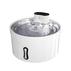 Fontanella <span class=keywords><strong>per</strong></span> <span class=keywords><strong>Gatti</strong></span> 2.6L Ultra-silenziosa, Alimentazione <span class=keywords><strong>a</strong></span> <span class=keywords><strong>Batteria</strong></span>/Carica, <span class=keywords><strong>Abbeveratoio</strong></span> Semi-automatico, Facile da Pulire, Portatile <span class=keywords><strong>per</strong></span> Uso Interno - Product Image 2