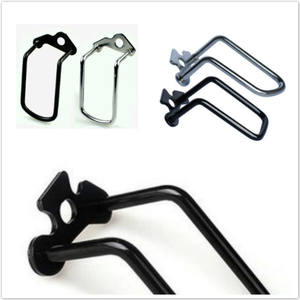 Protector de desviador trasero para bicicleta, protector de metal negro, pieza duradera para bicicleta de montaña - Product Image 2