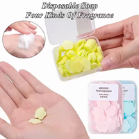 Savon liquide pour les mains aux pétales de rose, mini-fleurs de papier dissolvables, ingrédients naturels, soin de la peau, accessoire de bain et de toilette quotidien
