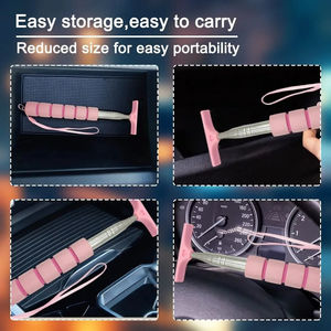 Cepillo de limpieza de ventanas telescópico retráctil de acero inoxidable para espejo retrovisor de coche al por mayor - Product Image 6