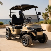 Voiturette de golf électrique Walnut Woods 2, 4 ou 6 places, moteur AC 72V 7.5KW, batterie au lithium, pour le transport de noix, avec bac de chargement intégré