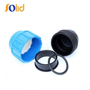 Thủy Lợi Và Nông Nghiệp Kết Nối Nhanh Blue PP Compression End Cap Phụ Kiện - Product Image 4