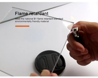 Plaque acrylique PMMA haute transparence résistante à la chaleur/au feu, panneau de guidage de lumière LED à points laser (LGP), découpe et moulage expert