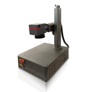 Machine de marquage au laser à fibre Flashlaser pour plastique/métal/cuir, conception mini portable, précision de 0,001 mm, 20W/30W/50W - Product Image 1