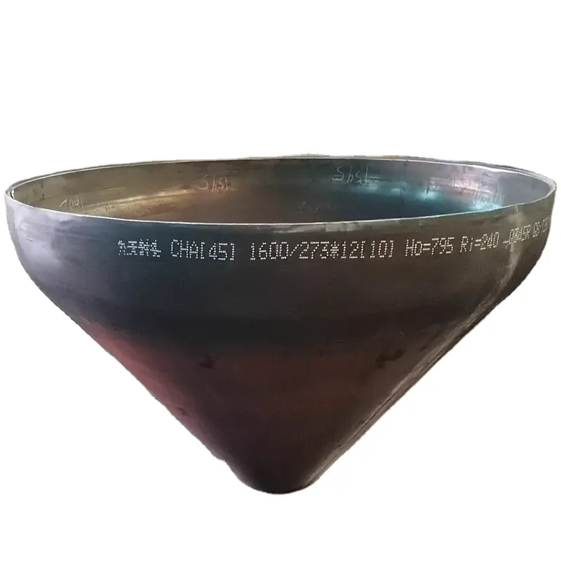 Carbon Steel Toriconical Cone Eccentric Cone Vessel Head for storage tanks  boilers  and other equipment