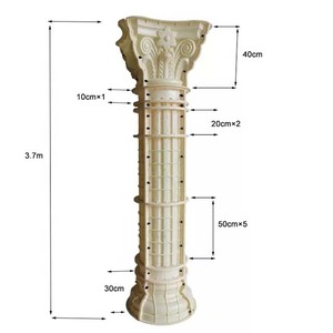 Haute qualité RF européenne Villa porte Rome <span class=keywords><strong>colonne</strong></span> béton <span class=keywords><strong>colonne</strong></span> moule épaissi produit du fabricant à vendre - Product Image 5