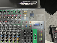 Console de mixage audio professionnelle SIVG 14 canaux avec 99 effets DSP, contrôleur DJ/équipement audio/amplificateurs/haut-parleurs