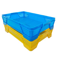 Paniers de stockage recyclables et écologiques de fruits frais de caisse en plastique ventilée de maille de matériel de Pp