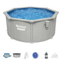 Kolam Renang Bestway 56566 HYDRIUM di Atas Tanah dengan Pompa Filter