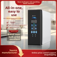 Purificateur d'eau domestique électrique en plastique riche en hydrogène sous l'évier avec fonction d'auto-nettoyage et système de filtration par osmose inverse
