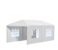 Gazebo de jardin étanche avec murs latéraux tente de fête 3x9 m auvent Zip Camping auvent de jardin étanche avec jardin Vida Anti vent