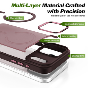 Funda <span class=keywords><strong>de</strong></span> Lujo <span class=keywords><strong>de</strong></span> Grado Militar para <span class=keywords><strong>iPhone</strong></span> 18 Pro Max, Resistente a Caídas <span class=keywords><strong>de</strong></span> 12 Pies, con Lente Magnética <span class=keywords><strong>de</strong></span> Aleación y Botones Metálicos Independientes - Product Image 4