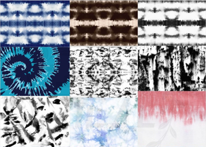 Tissu imprimé personnalisé en soie, étoffe en soie <span class=keywords><strong>de</strong></span> soie à impression numérique marbrée pour collation - Product Image 4