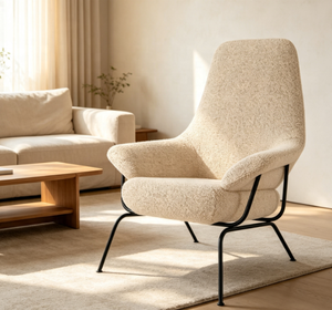 <span class=keywords><strong>Fauteuil</strong></span> <span class=keywords><strong>d</strong></span>'appoint moderne à dossier haut pour salon, <span class=keywords><strong>fauteuil</strong></span> rembourré avec structure <span class=keywords><strong>en</strong></span> métal noir, chaise longue de <span class=keywords><strong>d</strong></span>étente pour la maison et l'hôtel - Product Image 3