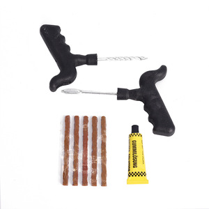 Total Tire Repair Kit 1806 Rubber Repair Strips With Glue For Car Motorcycle Electric Vehicle - Product Image 1
