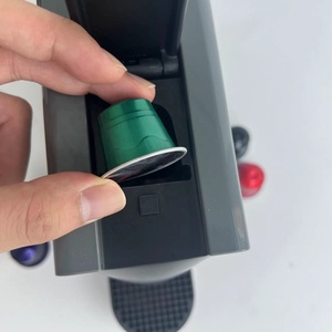 Máquina de cápsulas de café de papel de aluminio portátil de alta calidad desechable con tapa para uso comercial - Product Image 2