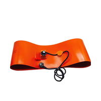 Chauffe-tambour à huile en silicone personnalisé Chauffe-tambour en caoutchouc de silicone pour bande de tambour chauffant