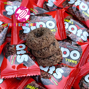 Deliziosi Biscotti al Cioccolato e Avena, Vendita all'Ingrosso dalla Cina, Wafer Croccanti all'Avena, Ciambelle Croccanti, Snack di Biscotti al Cioccolato e Avena - Product Image 2