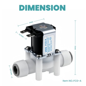 24V nhanh chóng fit3/8 "Nước quả lọc solenoid van - Product Image 2