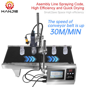 Tốt nhất bán Mini băng tải vành đai máy in phun máy tự động Máy in phun cho thời hạn sử dụng hàng loạt số trên chai nhựa - Product Image 3