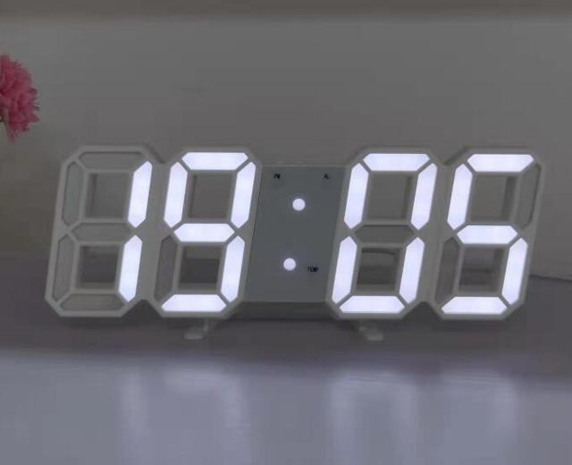 Large Decorative 3D Electronic Large Led Digital Wall Clock