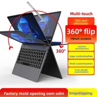 Ordinateur portable Intel à écran tactile, léger et portable, avec carte graphique intégrée, stockage SSD, écran 10,95 pouces, résolution 1920x1200, métal