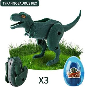 Confezione da 12 Giocattoli Dinosauro per Bambini, Uova di Pasqua Uniche, Decorazioni da Scrivania Deformabili, Regalo per Feste per Bambini - Product Image 6