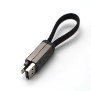 工場卸売多機能ミニポータブル編組データケーブル4-in-1磁気データケーブル5A60w USB AタイプC L