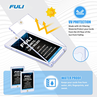 Porte-cartes magnétique One Touch Premium 35PT avec protection UV, étui transparent pour cartes à collectionner et cartes sportives