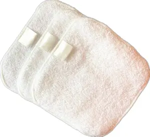 2023 थोक नरम चेहरे की सफाई तौलिया पुन: प्रयोज्य और धो सकते हैं चेहरा साफ कपड़े बांस खीसा